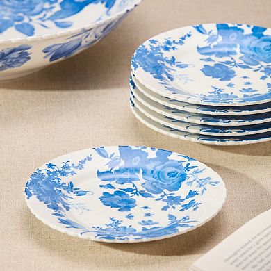 Certified International Gabrielle Blue 6-inch Set of 6 Canape Plates