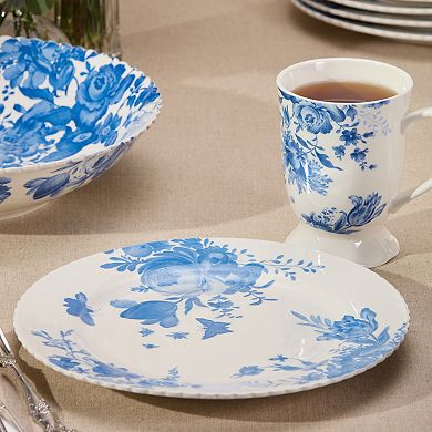 Certified International Gabrielle Blue Oval Platter