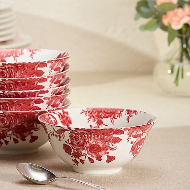 Certified International Gabrielle Rose 6-Piece All-Purpose Bowl Set