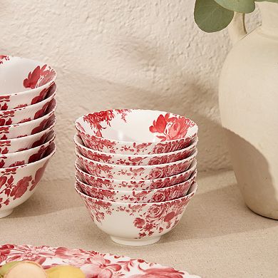 Certified International Gabrielle Rose 6-Piece All-Purpose Bowl Set