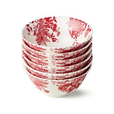 Certified International Gabrielle Rose 6-Piece All-Purpose Bowl Set