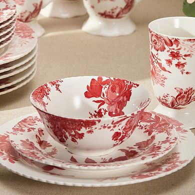 Certified International Gabrielle Rose 6-Piece 6-Inch All-Purpose Bowl Set