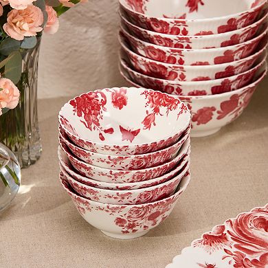 Certified International Gabrielle Rose 6-Piece 6-Inch All-Purpose Bowl Set