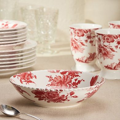 Certified International Gabrielle Rose 6-Piece Soup Bowl Set
