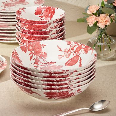Certified International Gabrielle Rose 6-Piece Soup Bowl Set