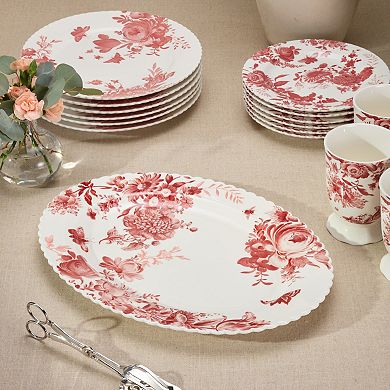 Certified International Gabrielle Rose Oval Platter