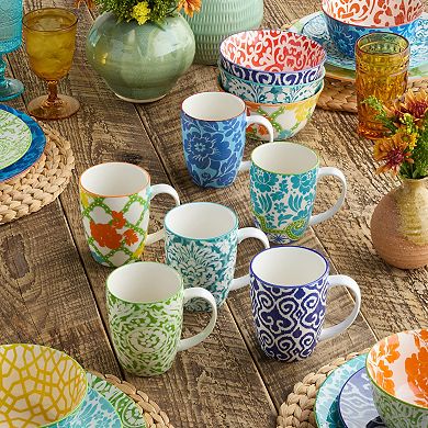 Certified International Pavillion Set of 6 Assorted Mugs
