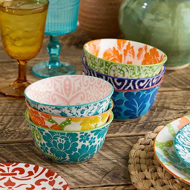 Certified International Pavillion Set of 6 All Purpose Bowls