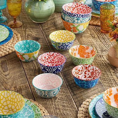 Certified International Pavillion Set of 6 All Purpose Bowls