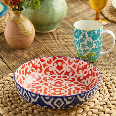 Certified International Pavillion Set of 6 Assorted Soup Bowls