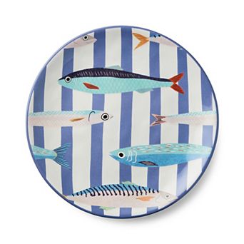Certified International Something Fishy Set of 4 Salad Plates