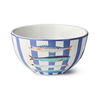 Certified International Something Fishy Set of 4 Ice Cream Bowls