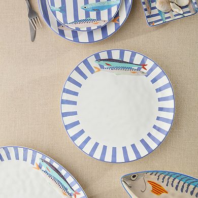 Certified International Something Fishy 13-Inch Round Platter