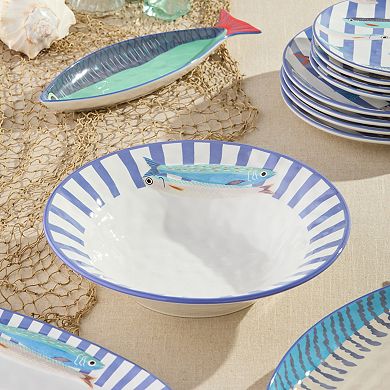 Certified International Something Fishy Serving Bowl