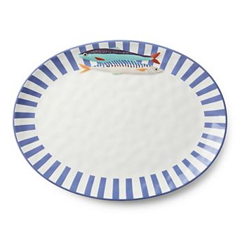 Certified International Something Fishy Oval Platter