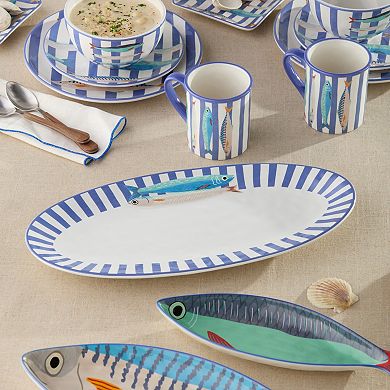 Certified International Something Fishy Fish Platter