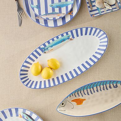 Certified International Something Fishy Fish Platter