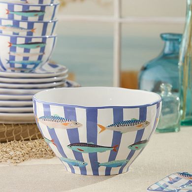 Certified International Something Fishy Deep Bowl