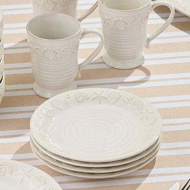 Certified International Coastline Set of 4 Salad Plates