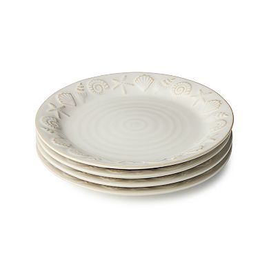 Certified International Coastline Set of 4 Salad Plates