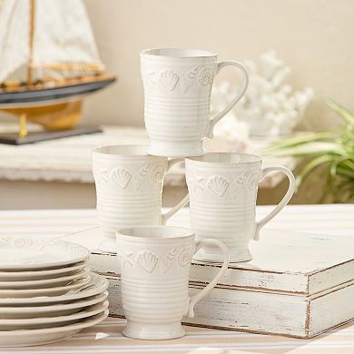 Certified International Coastline Set of 4 18-oz. Mugs