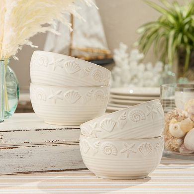 Certified International Coastline Set of 4 Ice Cream Bowls