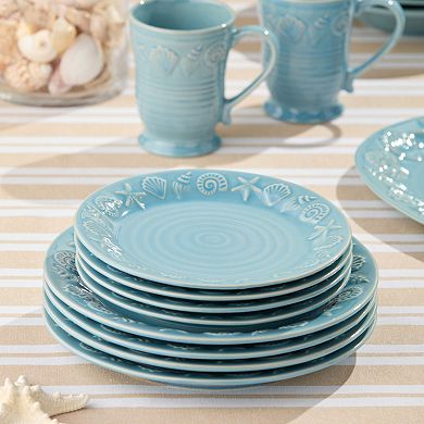 Certified International Coastline Set of 4 Salad Plates