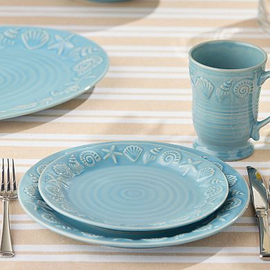 Certified International Coastline Set of 4 Salad Plates