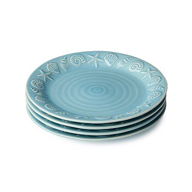 Certified International Coastline Set of 4 Salad Plates