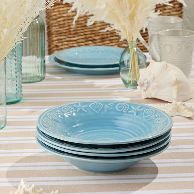 Certified International Coastline Set of 4 Soup Bowls