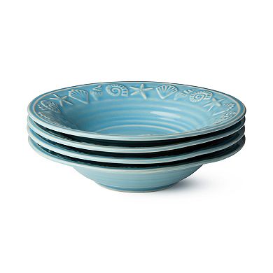 Certified International Coastline Set of 4 Soup Bowls