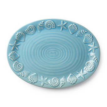 Certified International Coastline Oval Platter