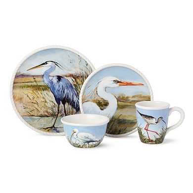 Certified International Coastal Birds 16-Piece Dinnerware Set