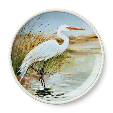 Certified International Coastal Birds Set of 4 Dinner Plates