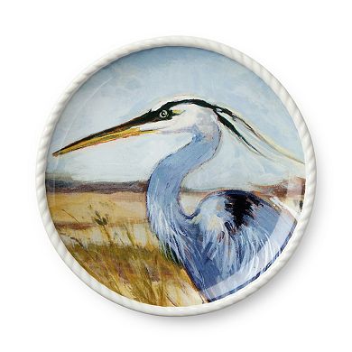 Certified International Coastal Birds Set of 4 Salad Plates