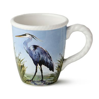Certified International Coastal Birds Set of 4 Mug 14 oz.