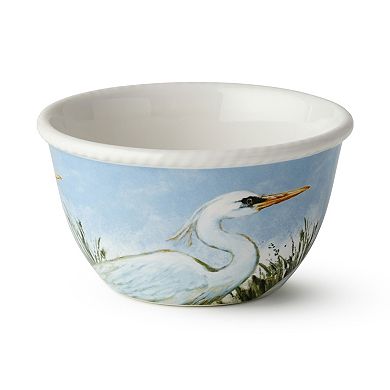 Certified International Coastal Birds Set of 4 Ice Cream Bowls