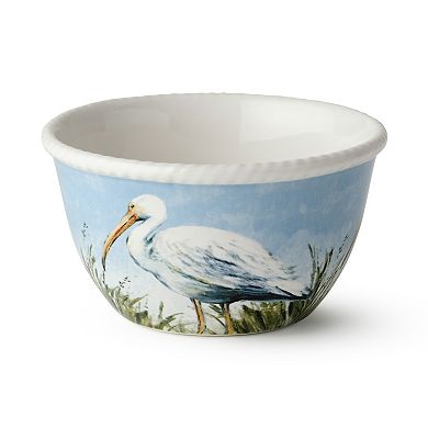Certified International Coastal Birds Set of 4 Ice Cream Bowls