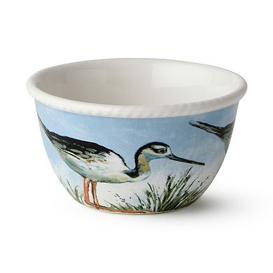 Certified International Coastal Birds Set of 4 Ice Cream Bowls