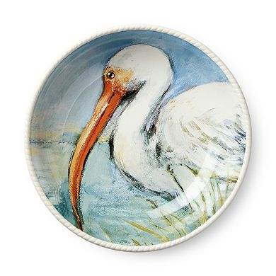 Certified International Coastal Birds Set of 4 Soup Bowls
