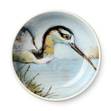 Certified International Coastal Birds Set of 4 Soup Bowls