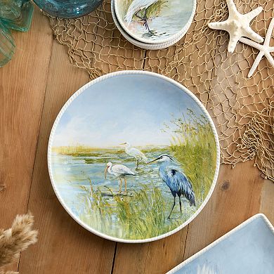 Certified International Coastal Birds 13-Inch Round Platter
