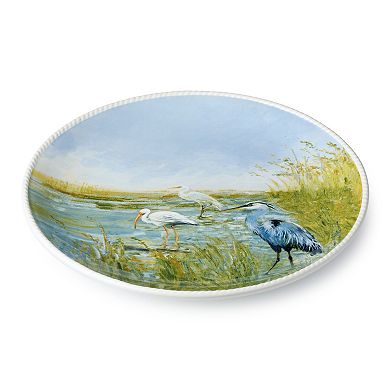 Certified International Coastal Birds 13-Inch Round Platter