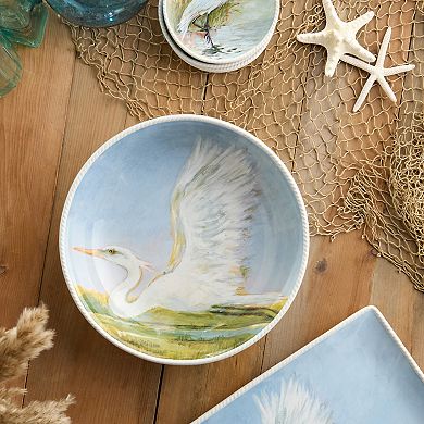 Certified International Coastal Birds 13-Inch Serving Bowl