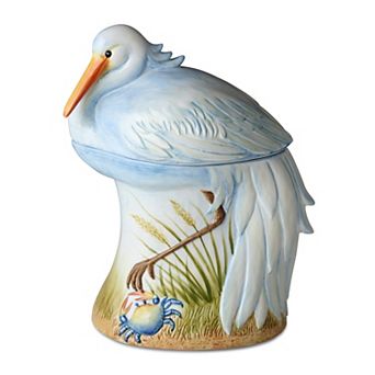 Certified International Coastal Birds 3-D Cookie Jar