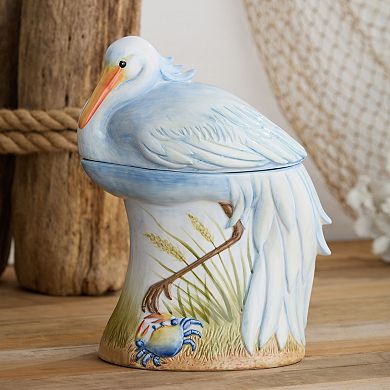 Certified International Coastal Birds 3-D Cookie Jar