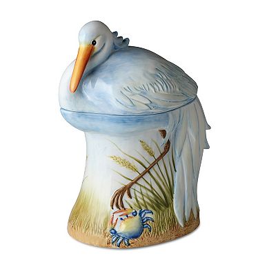 Certified International Coastal Birds 3-D Cookie Jar