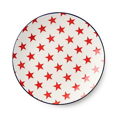 Certified International Patriotic Set of 6 Salad Plates