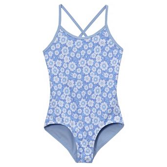 Girls 2-16 Lands' End Chlorine Resistant Reversible One-Piece Swimsuit