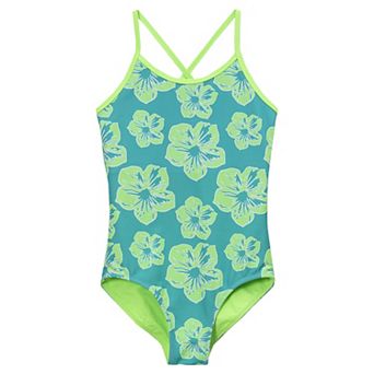 Girls 2-16 Lands' End Chlorine Resistant Reversible One-Piece Swimsuit
